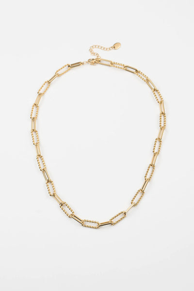 Brenda Grands Hammered Links Necklace