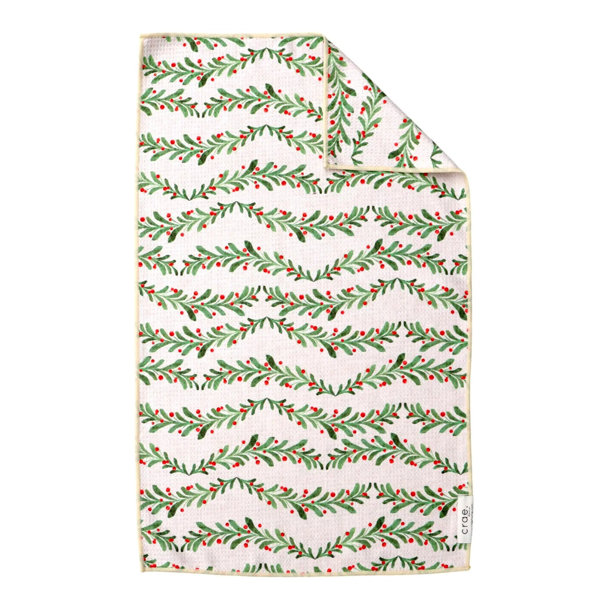 Pine Garland Double Sided Hand Towel