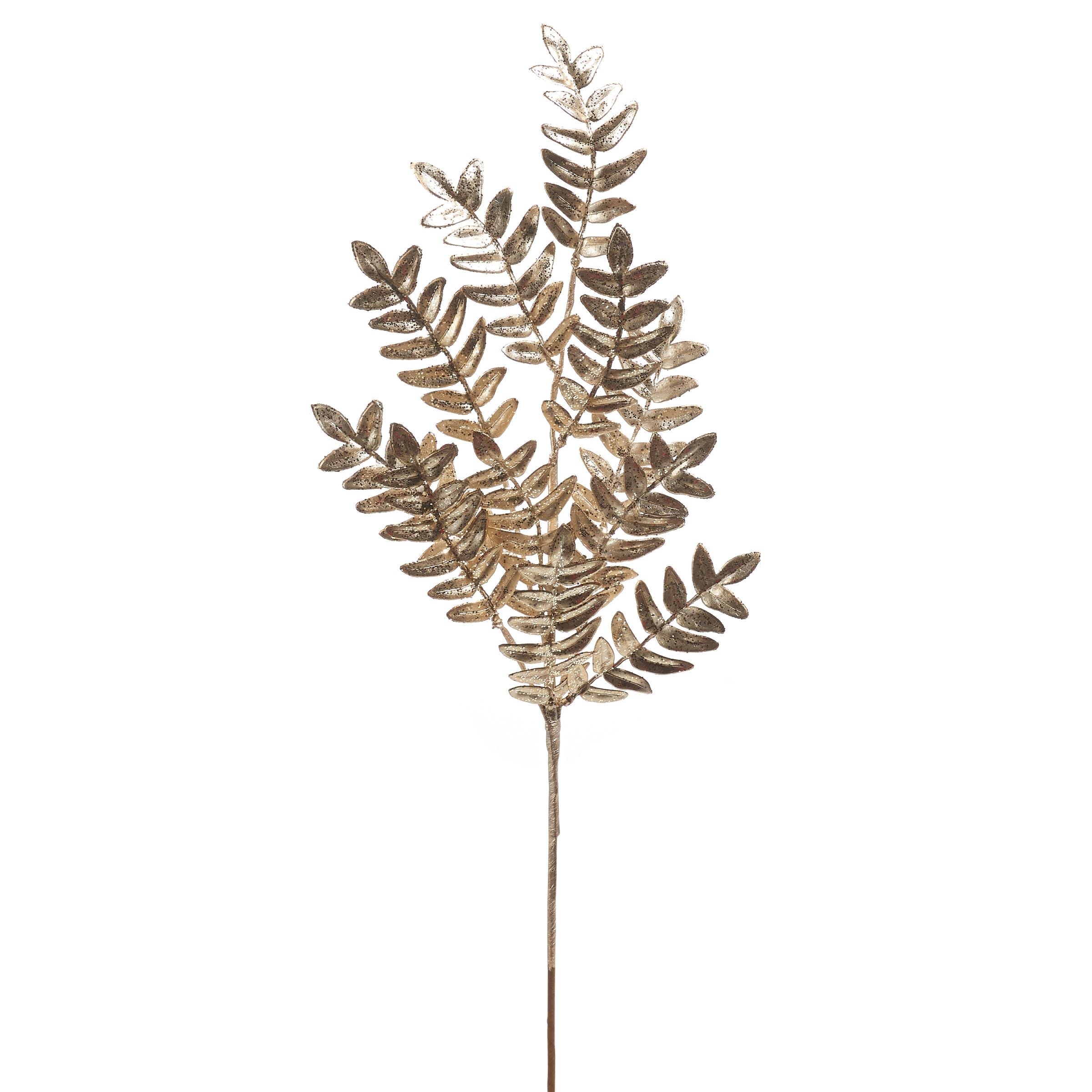 Gold Fern Leaf Spray- 26 Inch