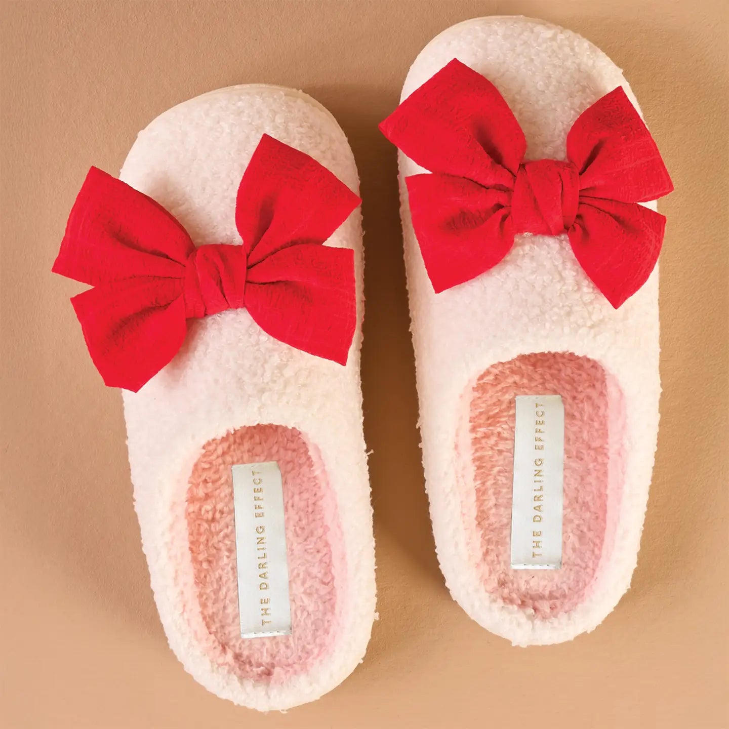 Betty Bow Slippers- Red