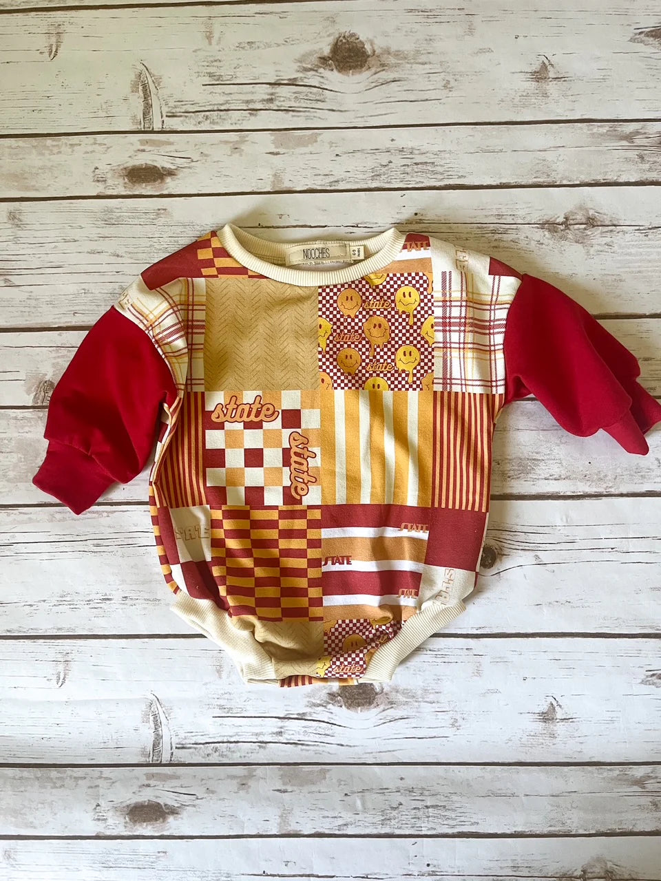 ISU Patchwork Romper