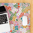 Pressed Floral Desk Pad