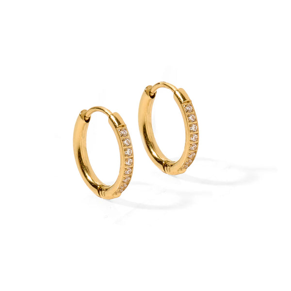 Scarlett Hoops 12MMn CZ
