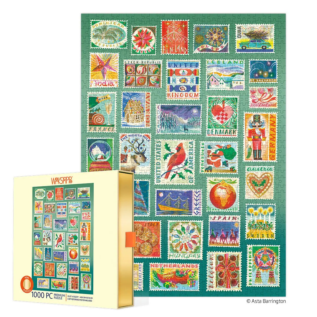 Seasonal Stamps 1000 Piece Puzzle