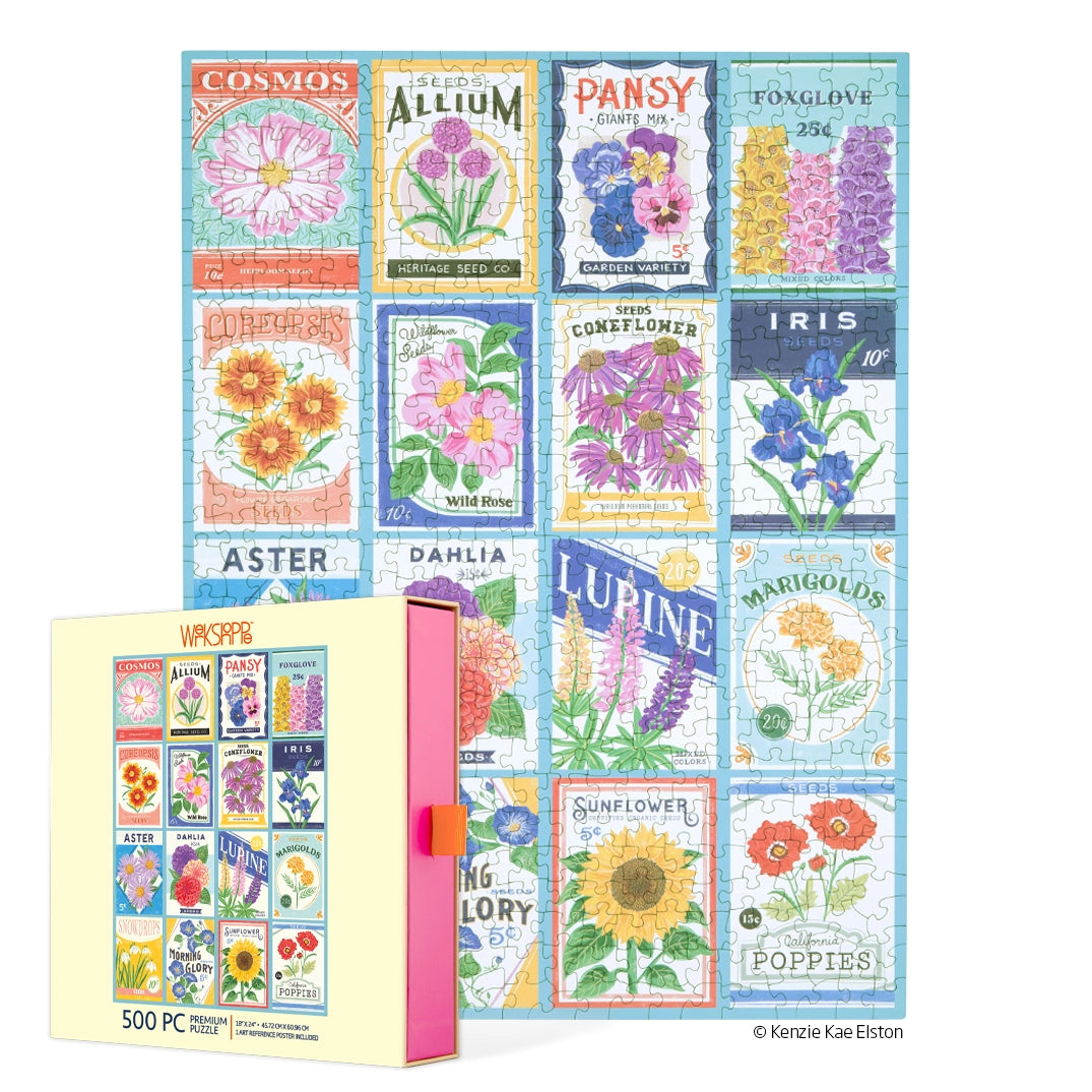 Seed Packets 500 Piece Puzzle