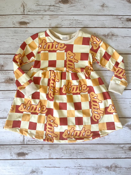ISU Checker Dress