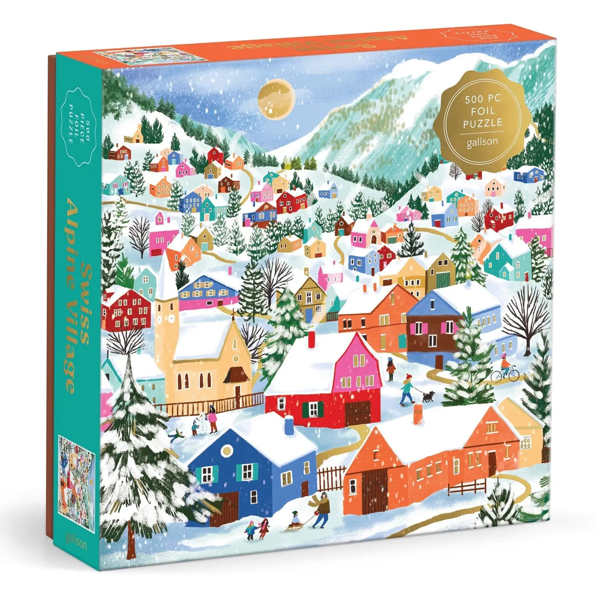 Swiss Alpine Village 500 Piece Puzzle