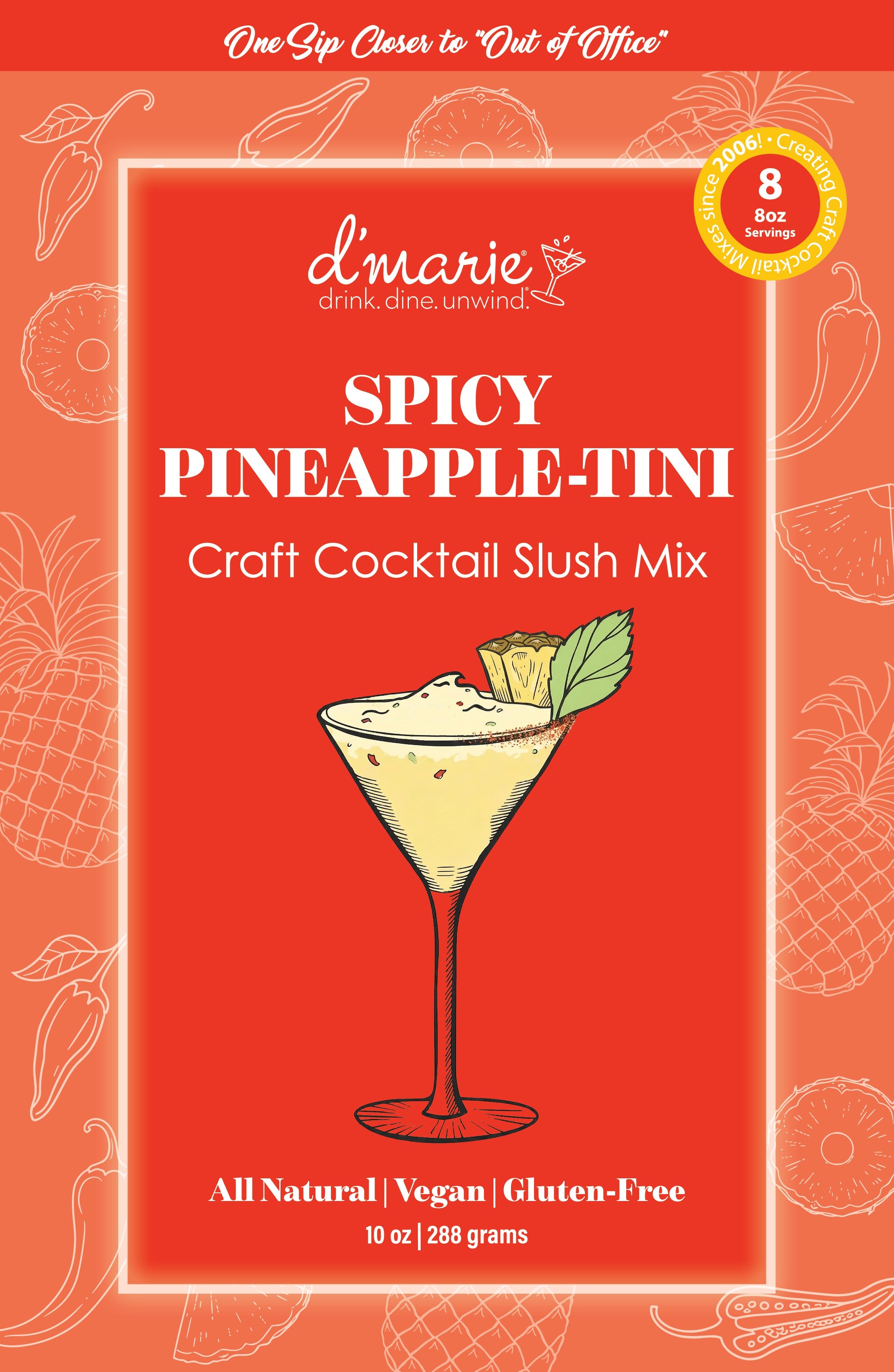 Spicy Pineapple-tini