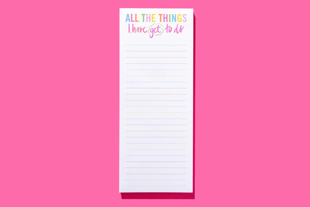 List Pad- All The Things