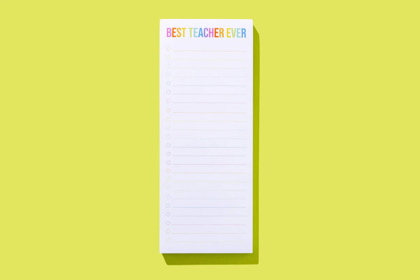 List Pad- Best Teacher Ever