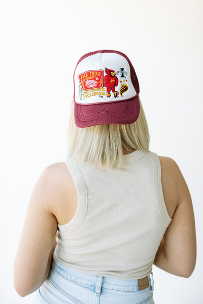 ISU Layered Patch Foam Trucker Hat