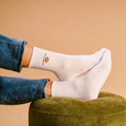 Embroidered Crew Socks