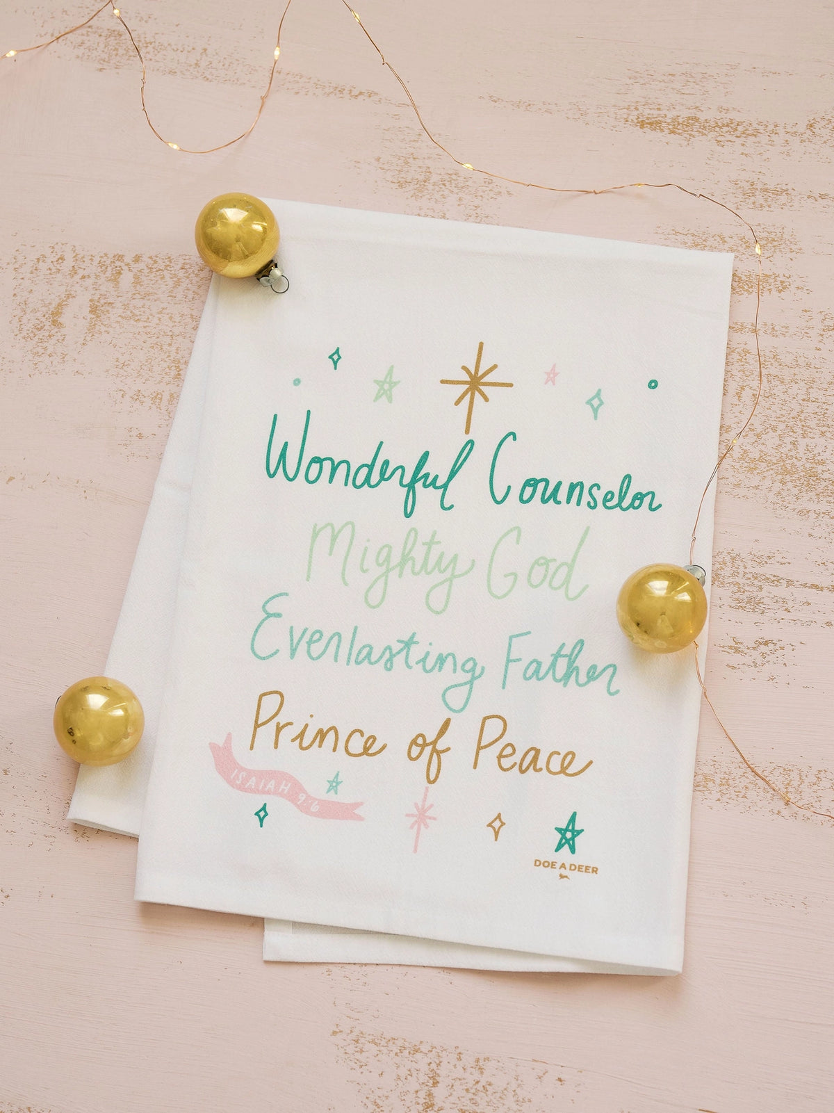 Wonderful Counselor Flour Sack Towel