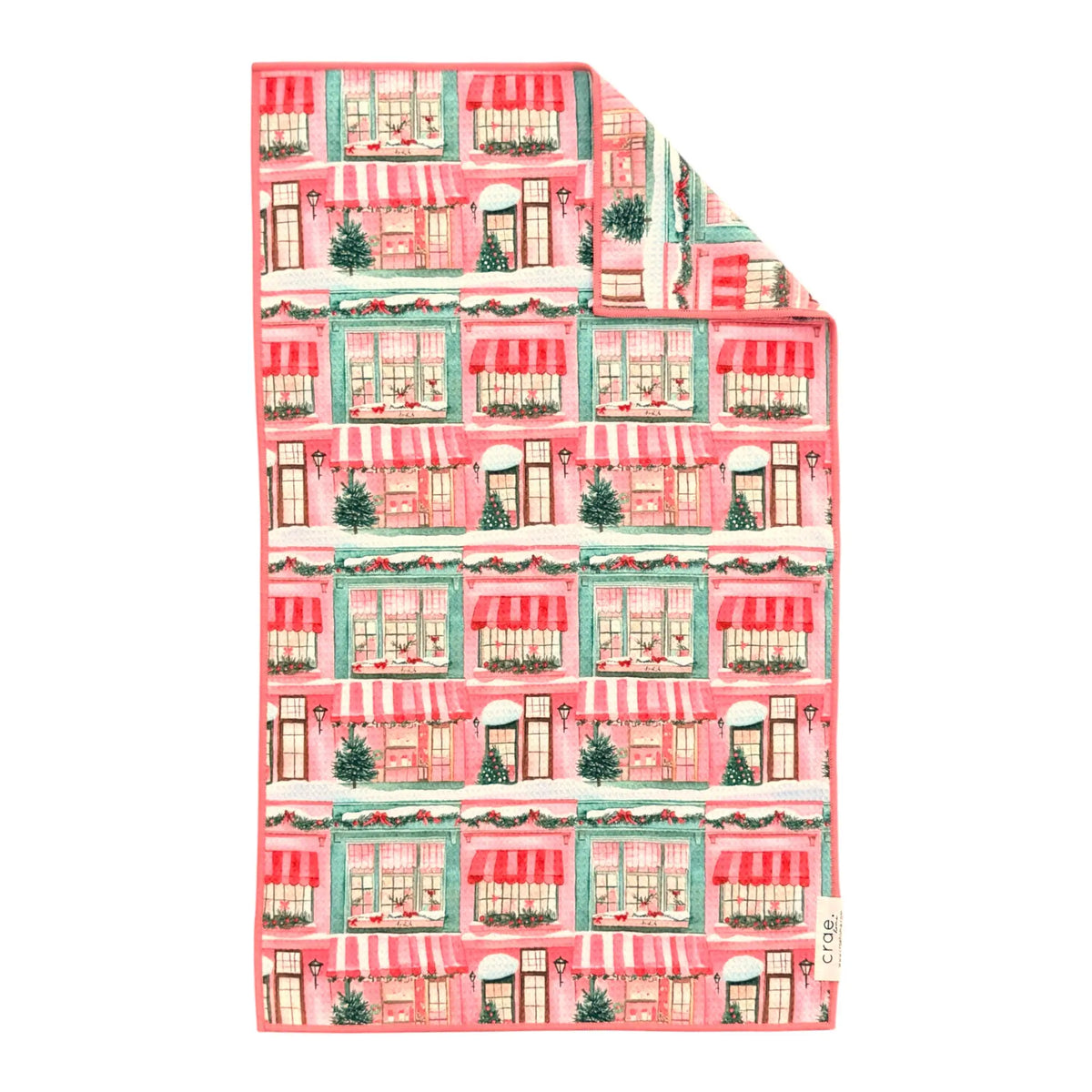 Christmas On Main Double Sided Hand Towel