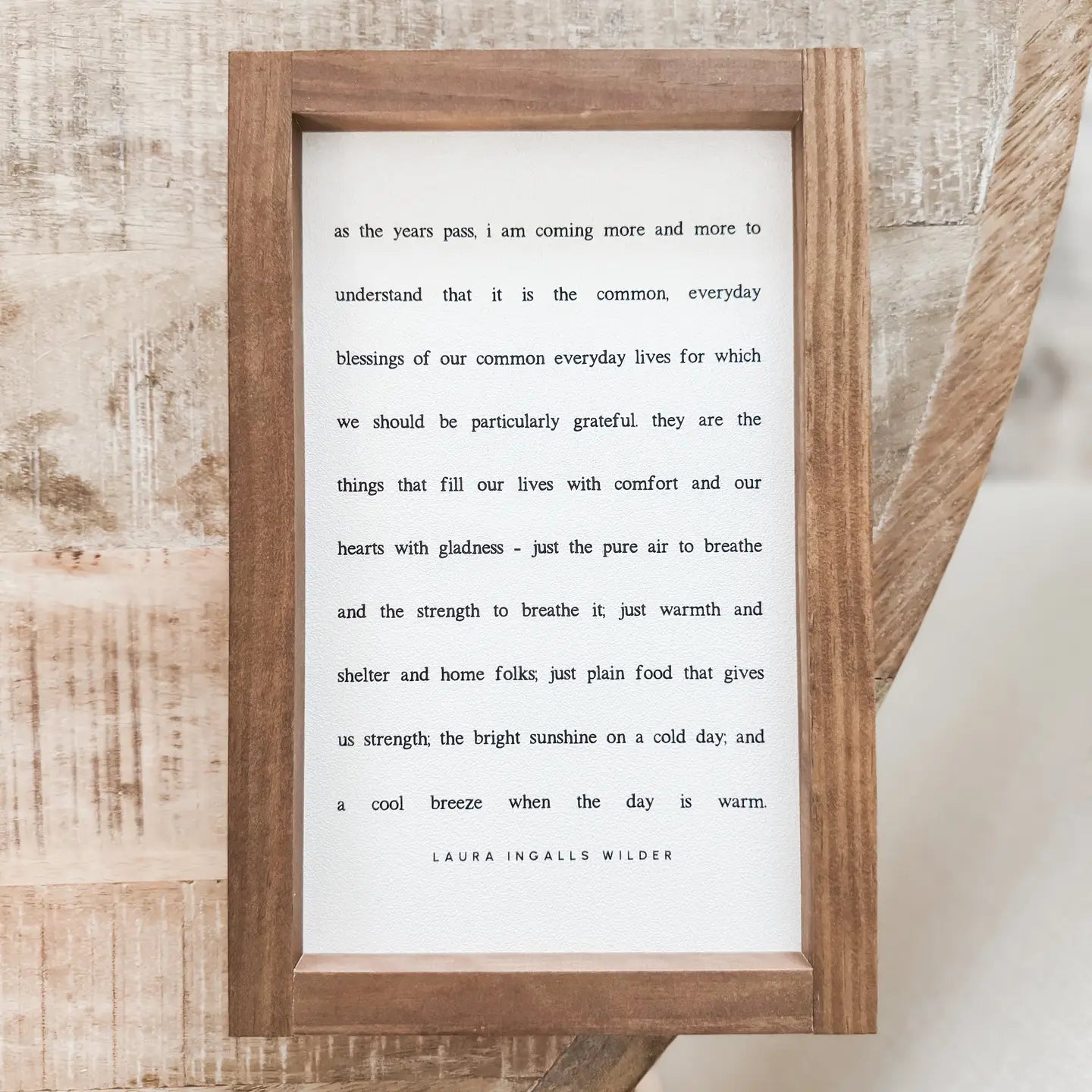 As the Years Pass 8x12