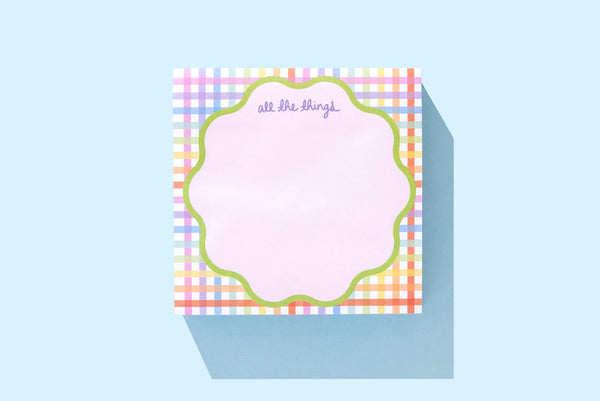 Sticky Notes Pad - All The Things