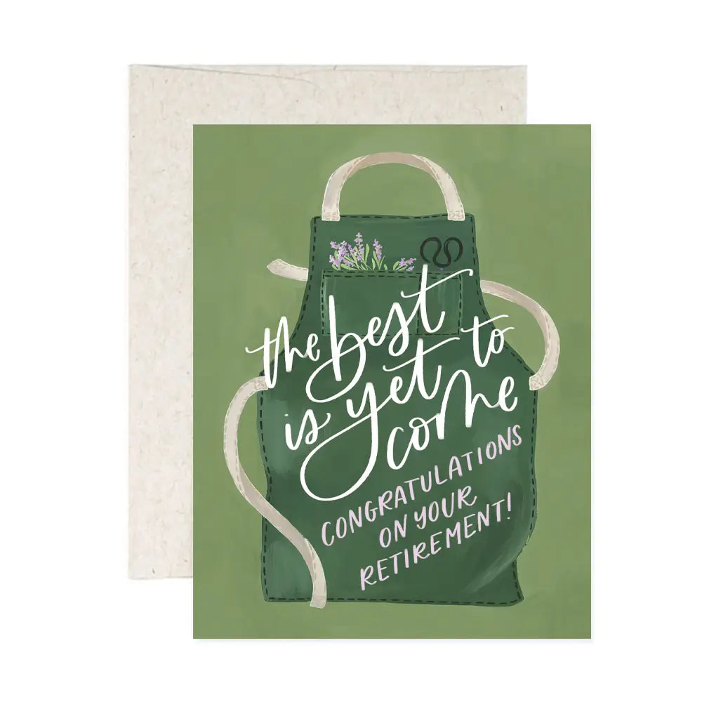 Retirement Apron Greeting Card
