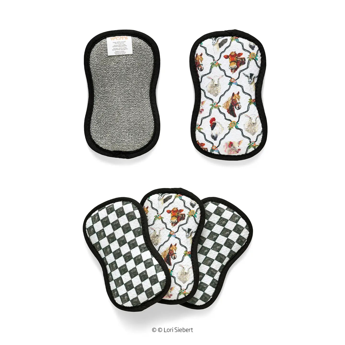 At the Farm Scrubbies, Set of 4