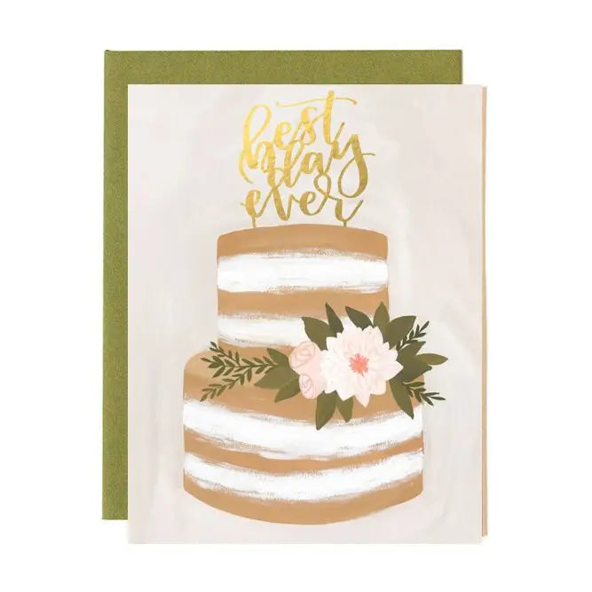 Wedding Best Day Ever Greeting Card