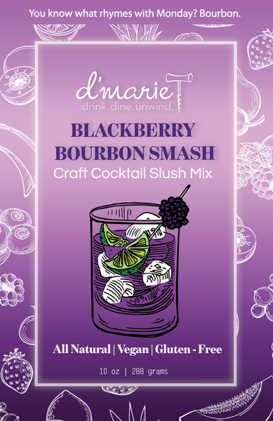 Blackberry Bourbon Smash D'Marie