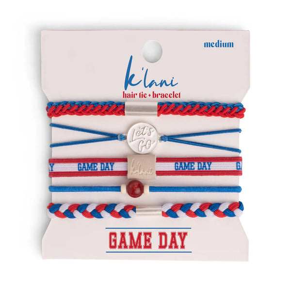 K'lani Hair Tie + Bracelets Gameday