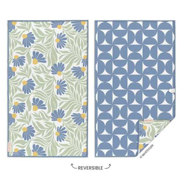 Blue Coneflower Microfiber Towel