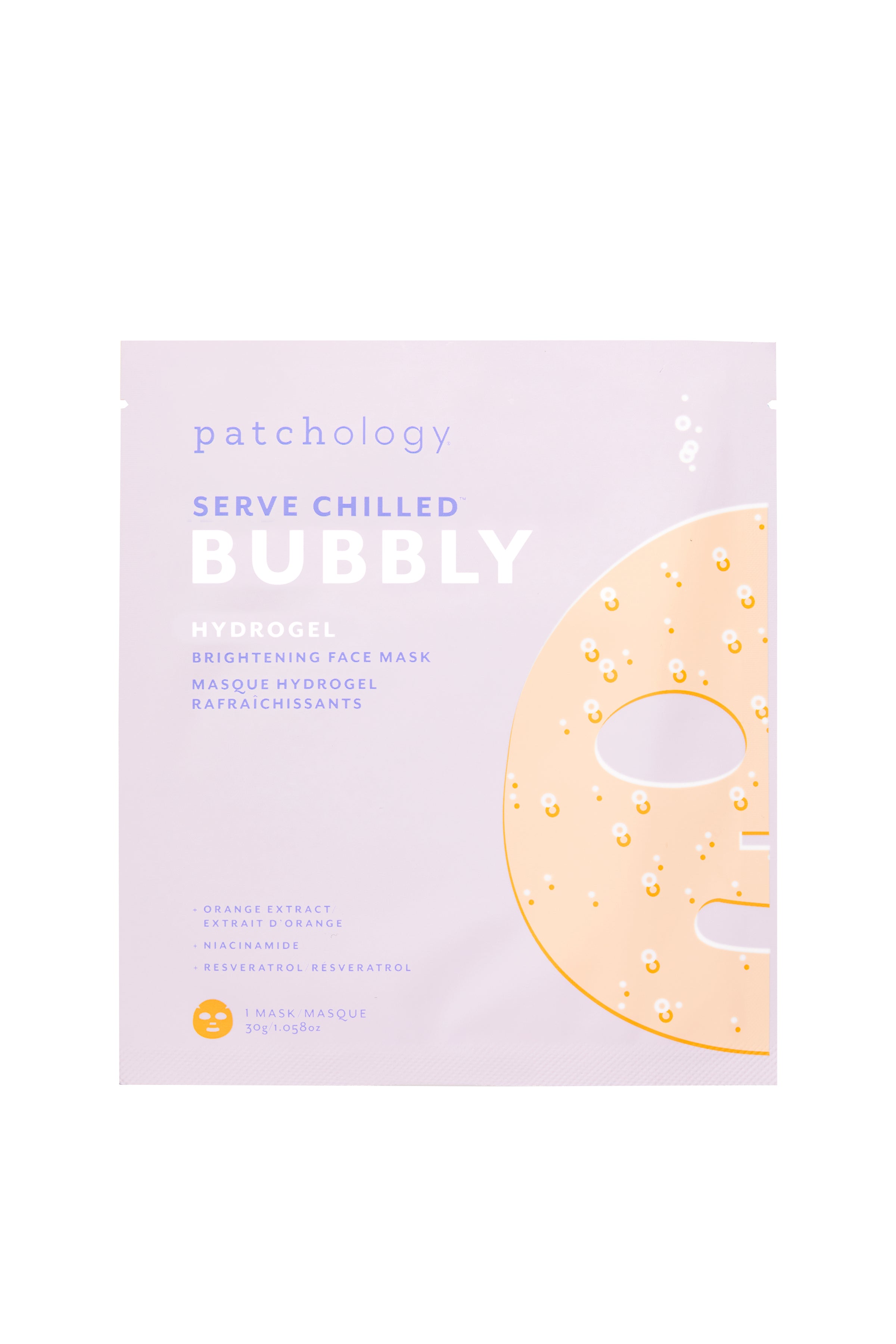 Serve Chilled Bubbly Brightening Hydrogel Mask