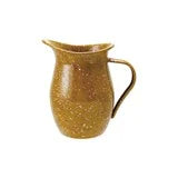 Enameled Splatterware Pitcher