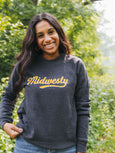 MIDWESTY CREW IN CHARCOAL