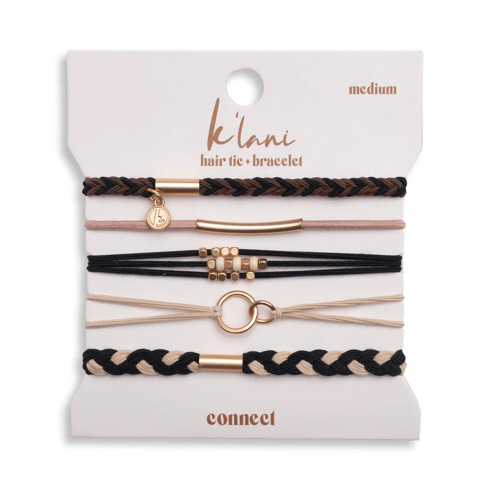 K'lani Connect Hair Tie + Bracelet Set