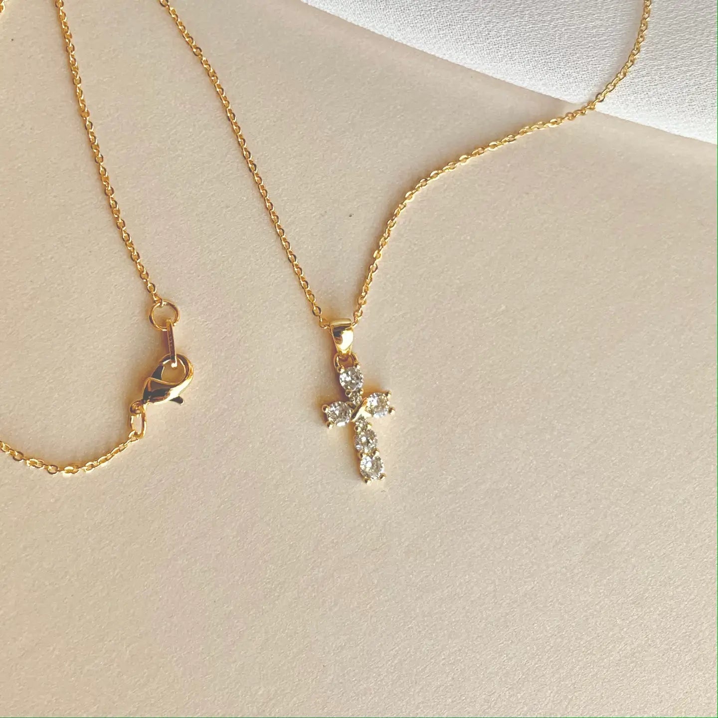 Crystal Cross Necklace