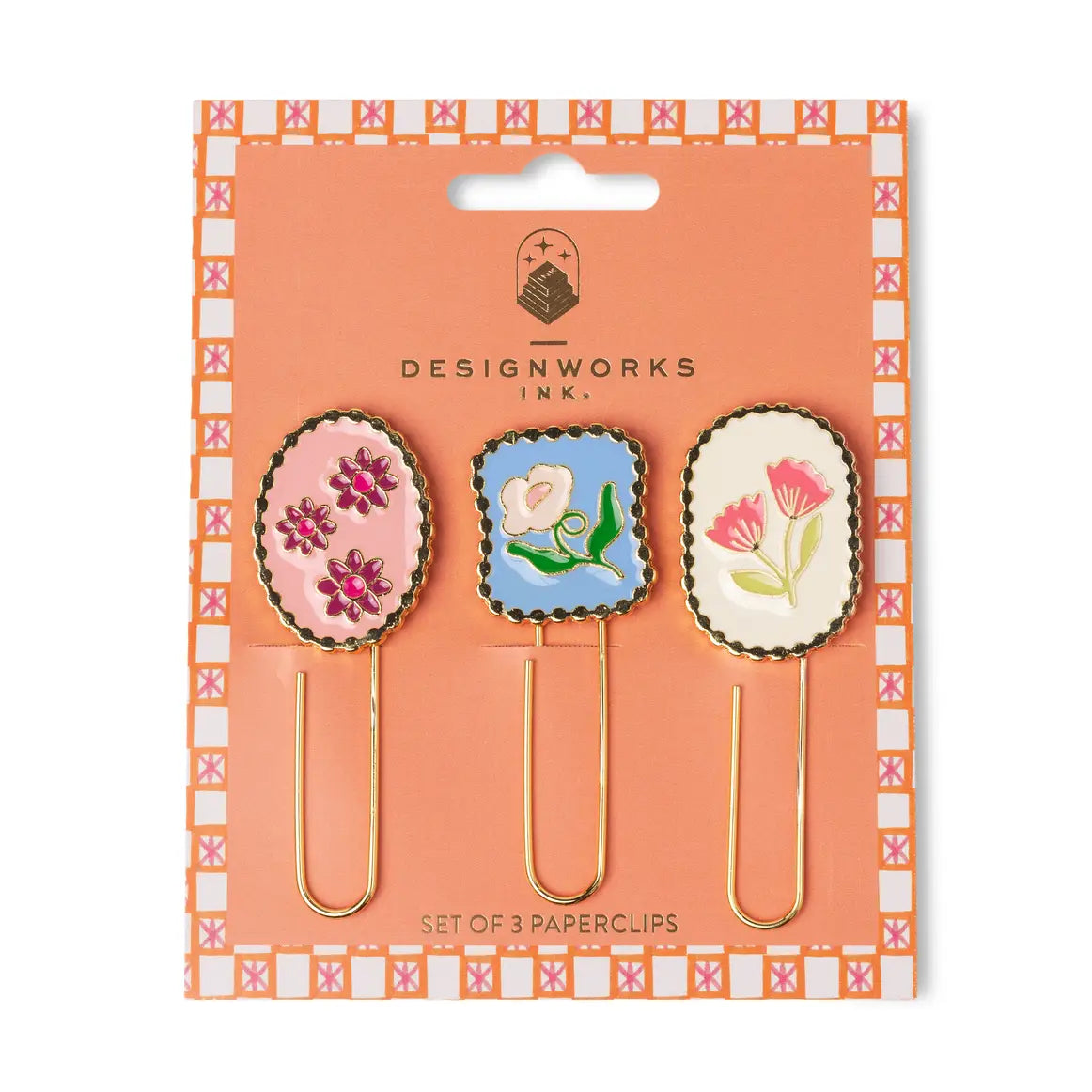 Set of 3 Paperclips | FRAMED FLORAL