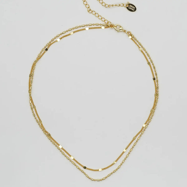 Brenda Grands Dainty Layered Sparkle Choker