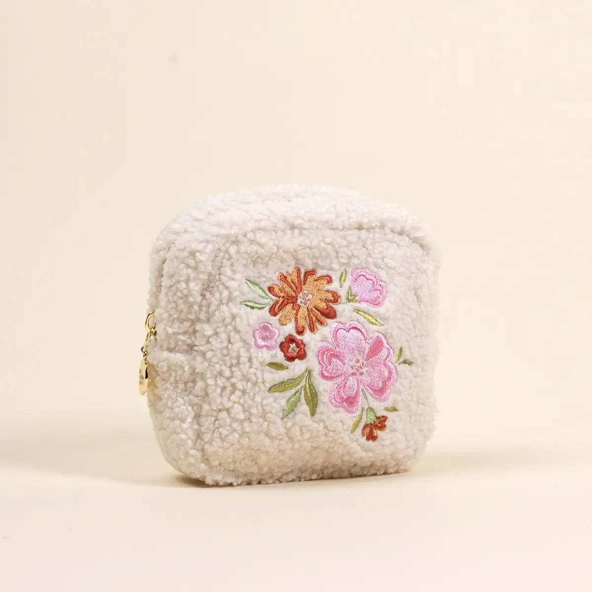 Teddy Pouch | Dainty Floral Pink