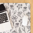 Pressed Floral Desk Pad