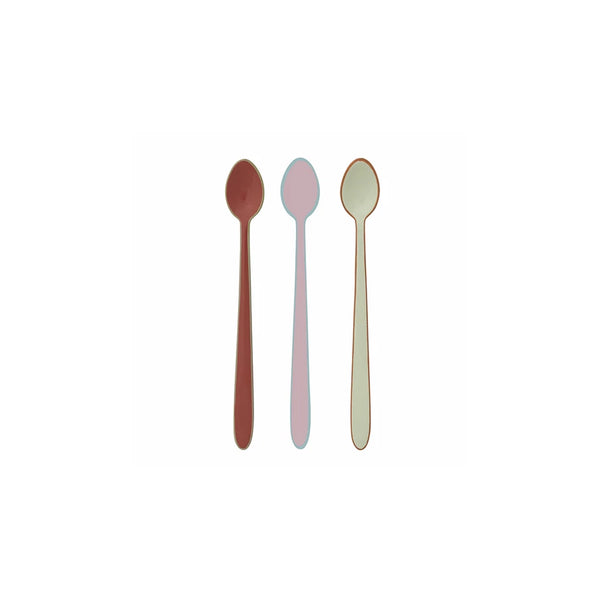 Enameled Cocktail Spoons