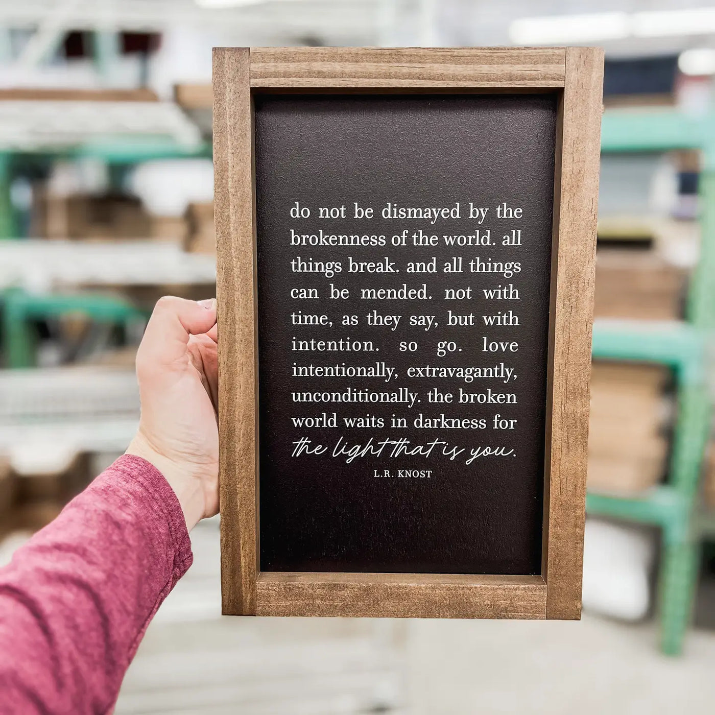 Do Not Be Dismayed Framed Print - 8x12