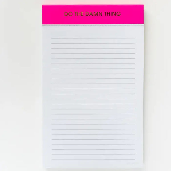 Do The Damn Thing Notepad