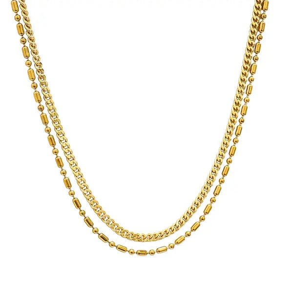 Brenda Grands Double Barrel Necklace