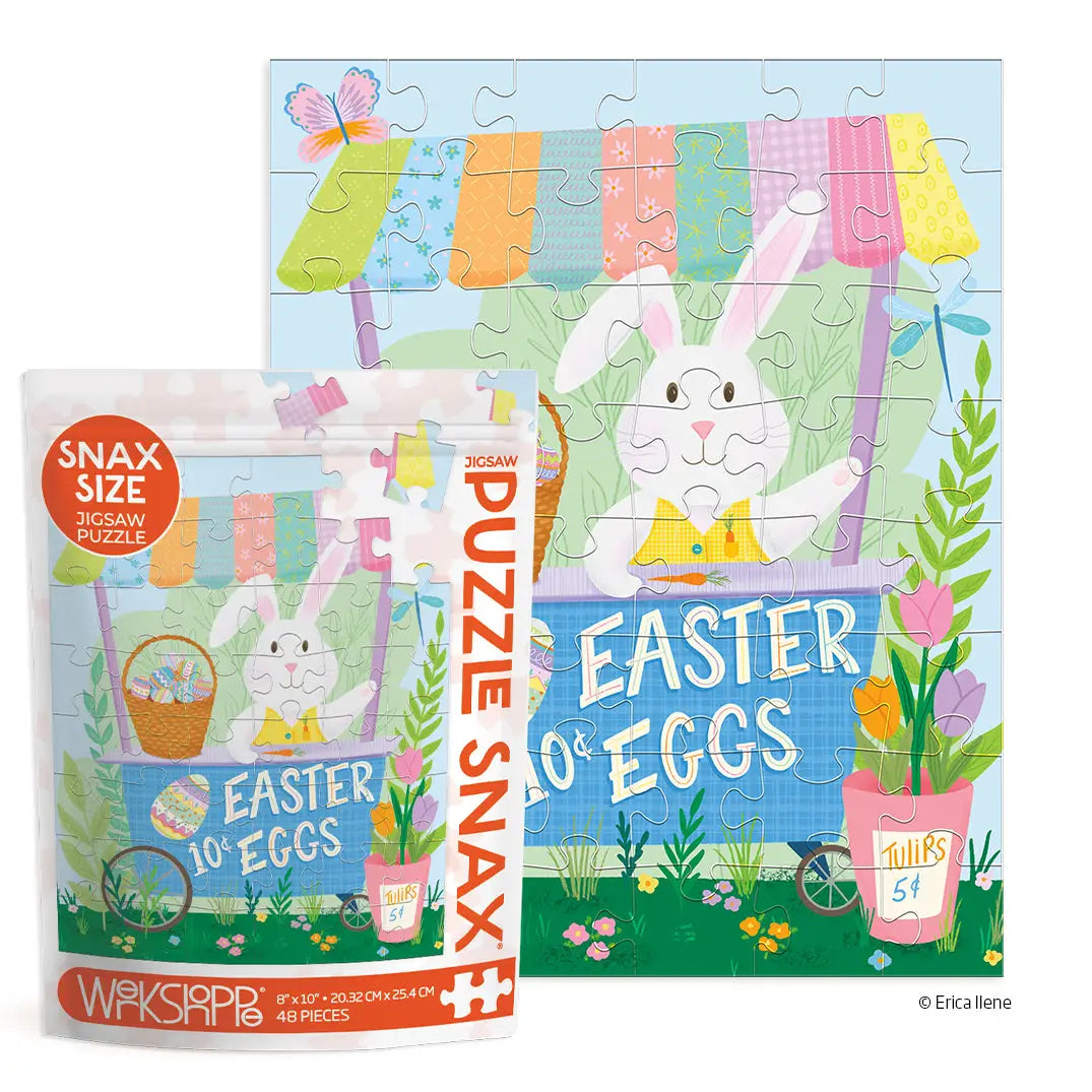 Easter Egg Cart 48 Piece Puzzle Snax