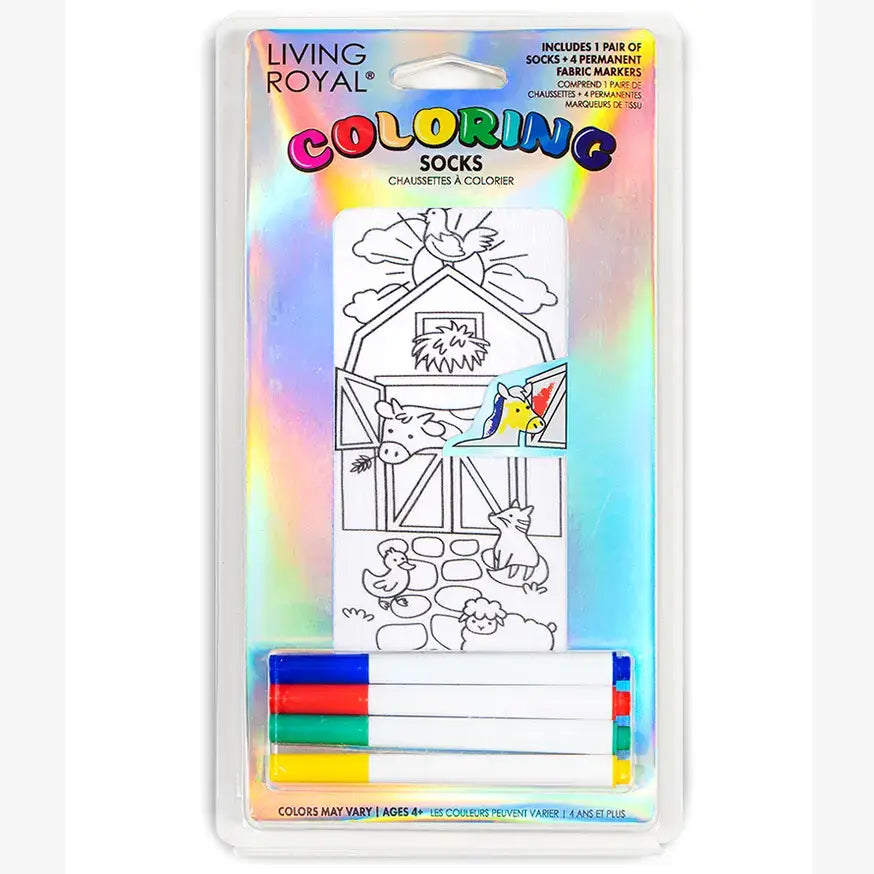 DIY Ankle Socks Coloring Kit