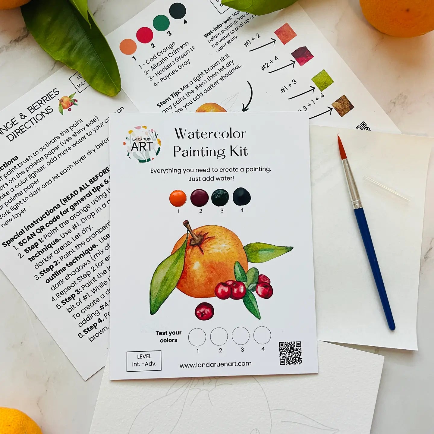 Watercolor Kits |Landa Ruen Art