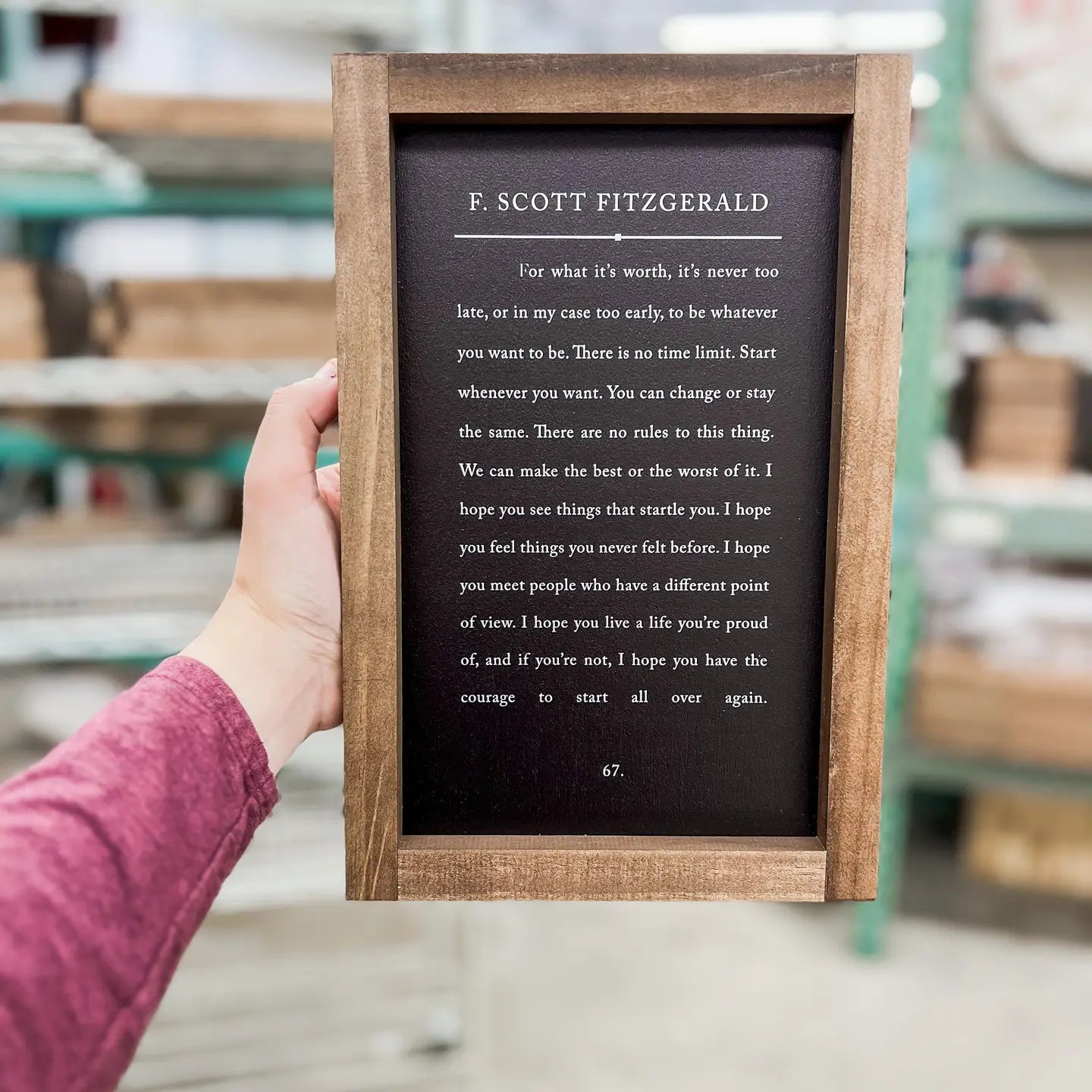 For What It's Worth Framed Print- 8x12