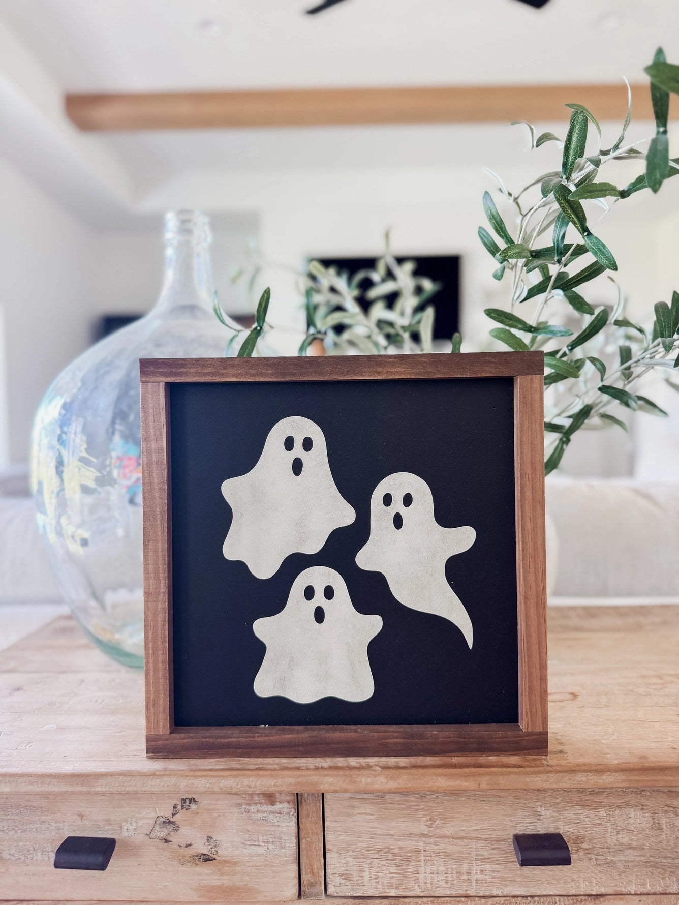 Flying Ghosts Framed Print