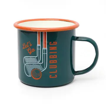 Golf Enamel Mug