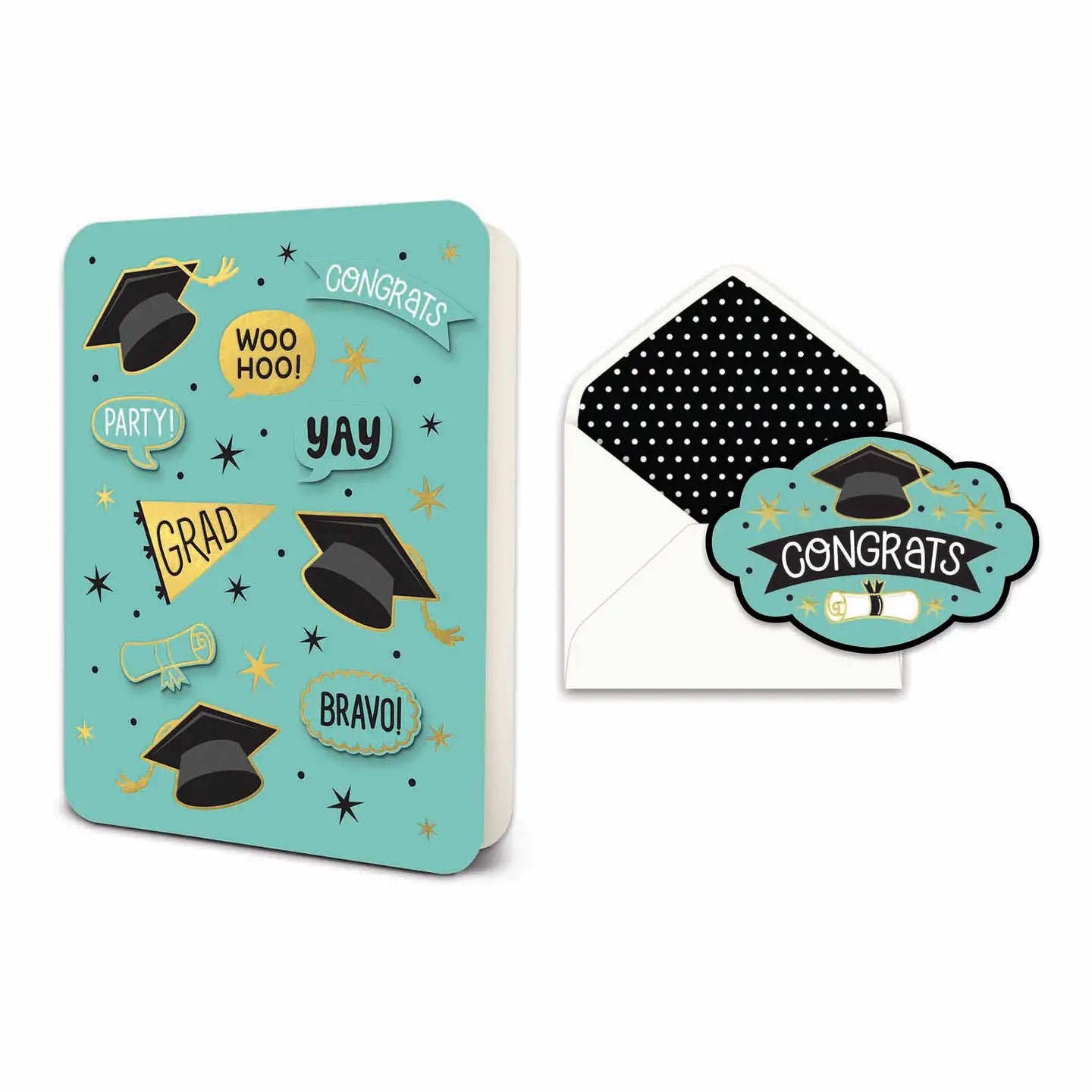 Caps Off To You! Deluxe Greeting Card