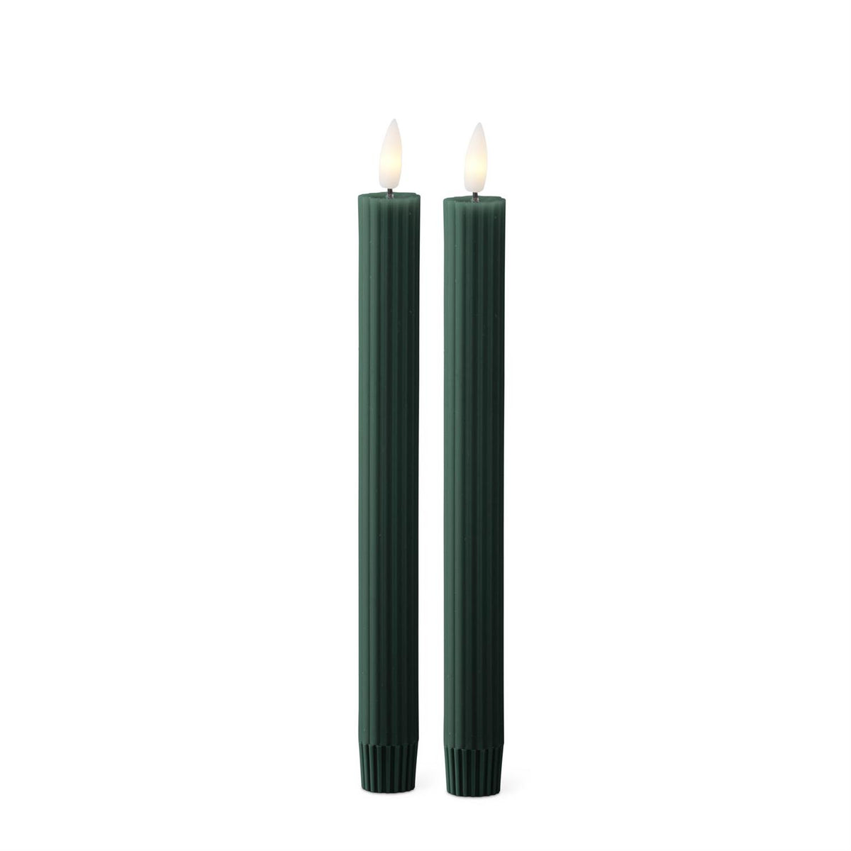 Set of 2 9.75 Thin Line LED Taper Candles