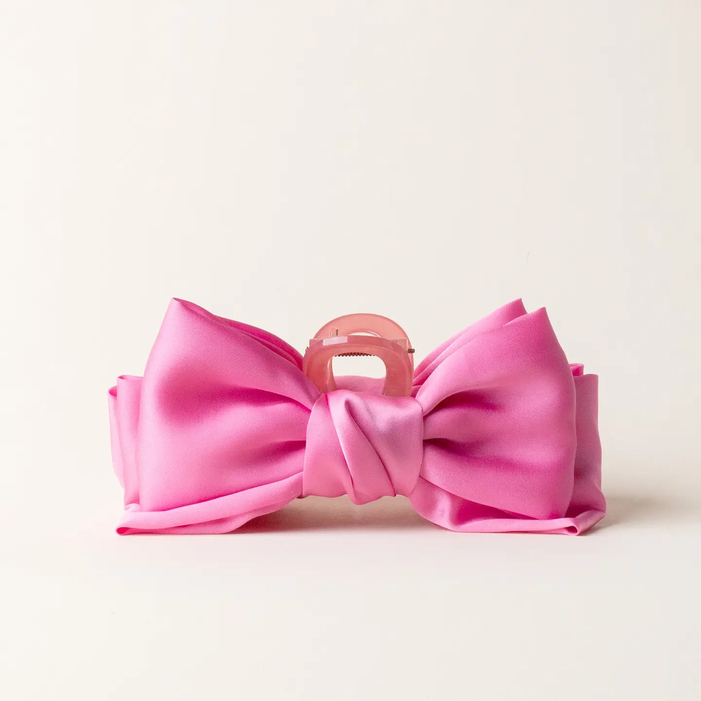 Mini Satin Bow Claw Clip