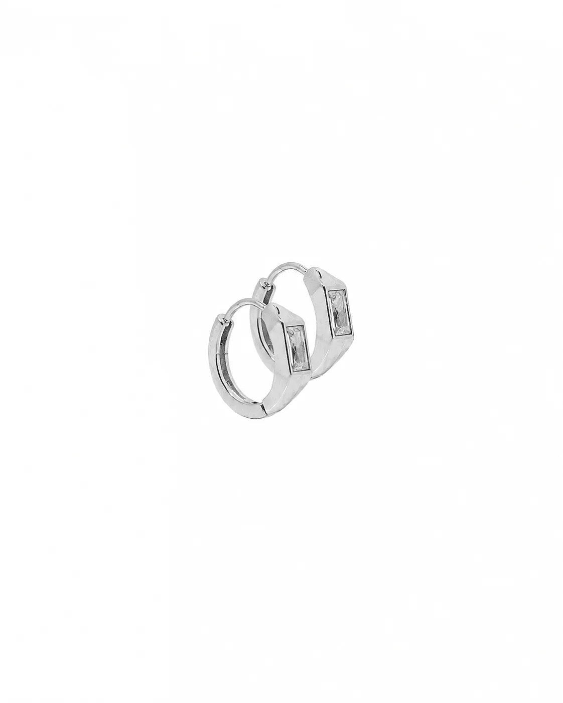 Lottie Huggie Earring Silver