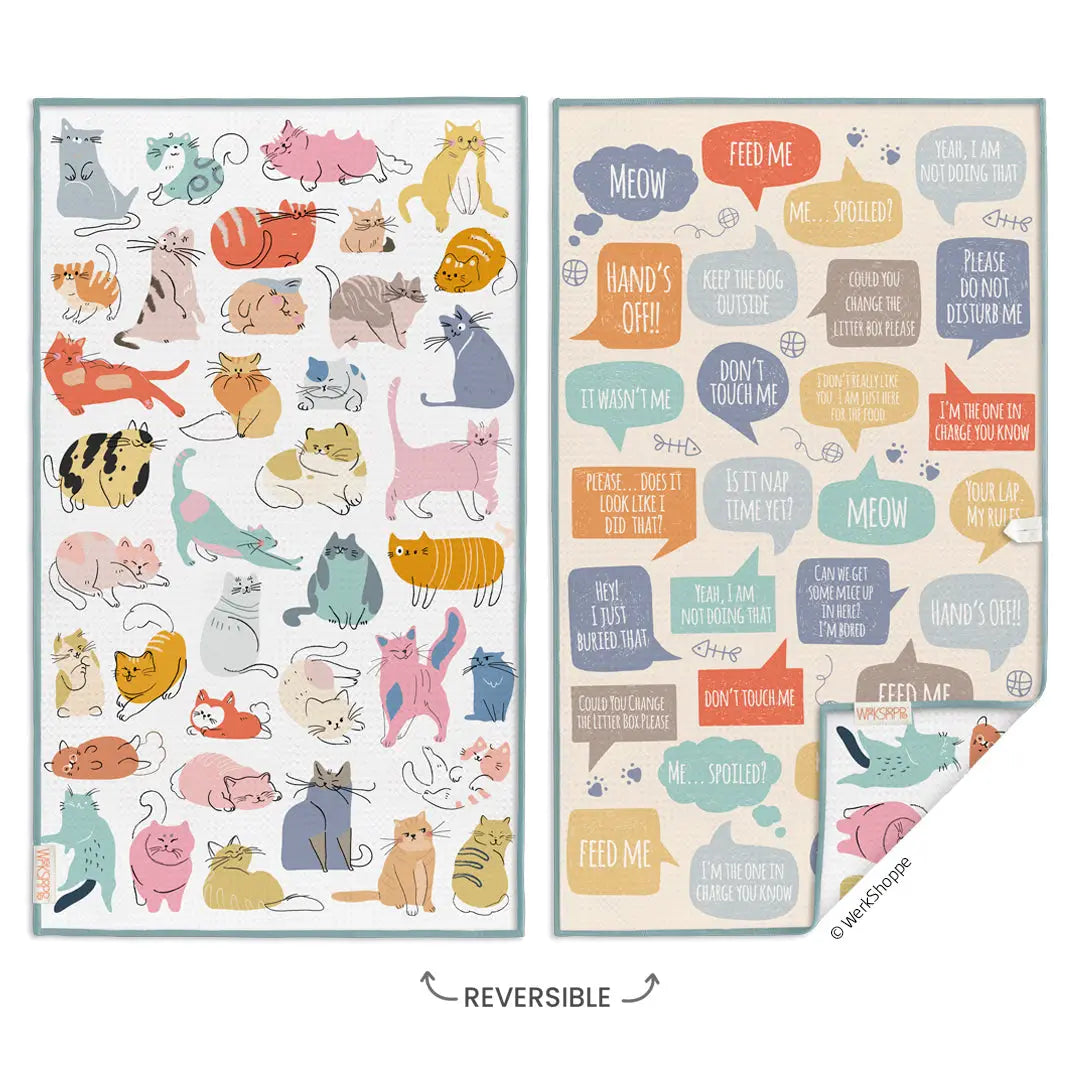 If Cats Could Talk Kitchen Towel